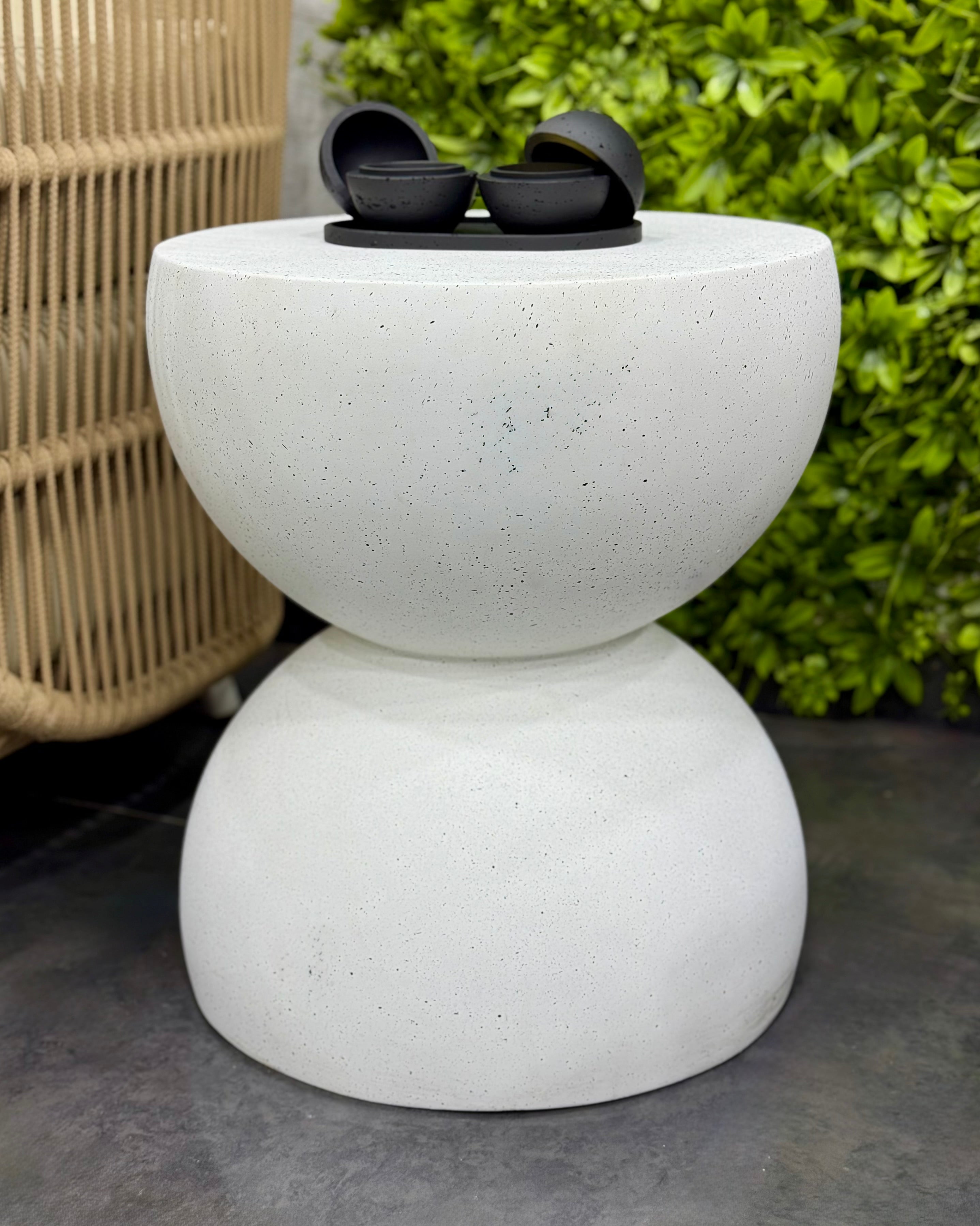 Bombie Fiberglass Side Table