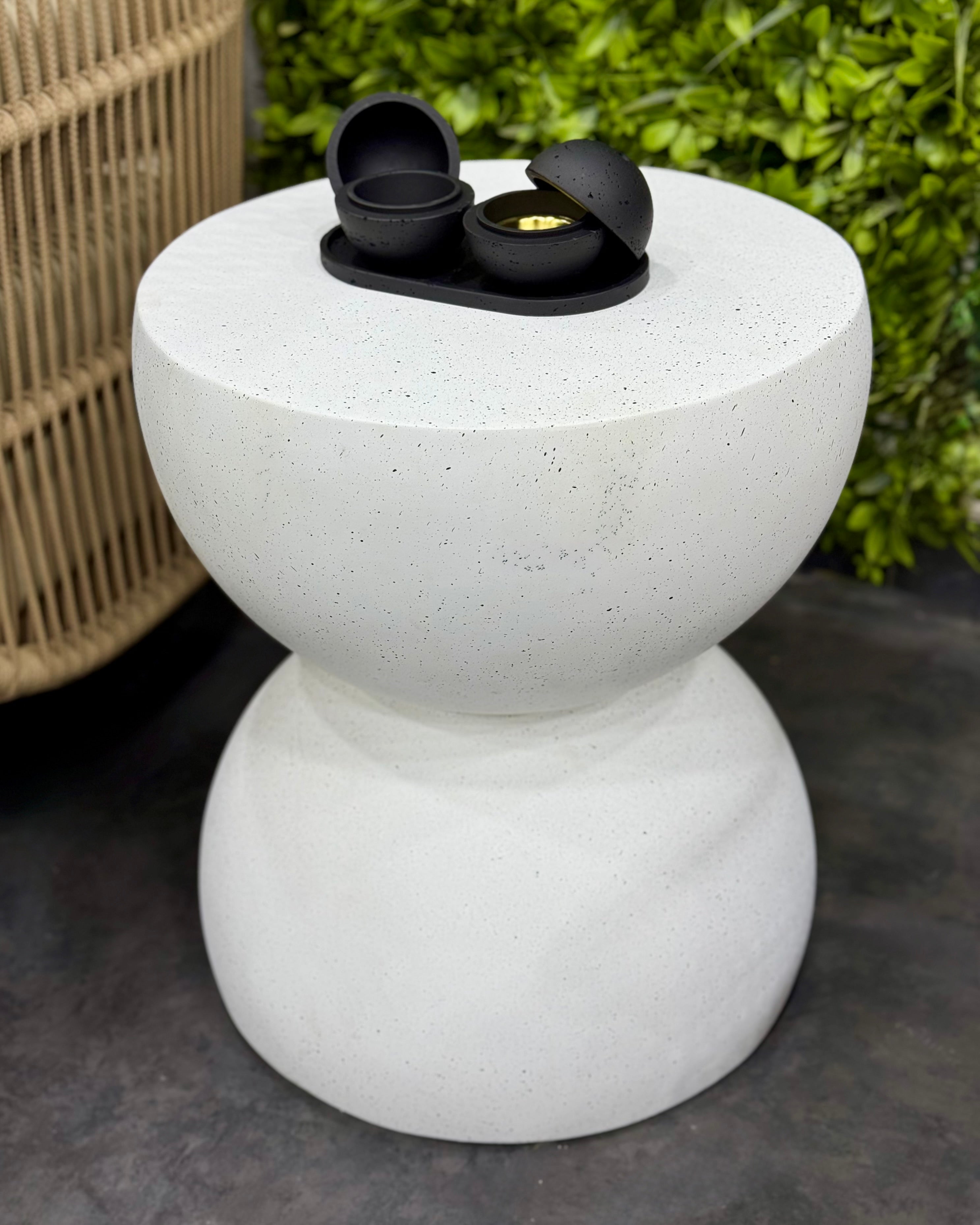 Bombie Fiberglass Side Table