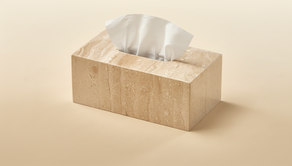 Marble Rectangular Tissue Box