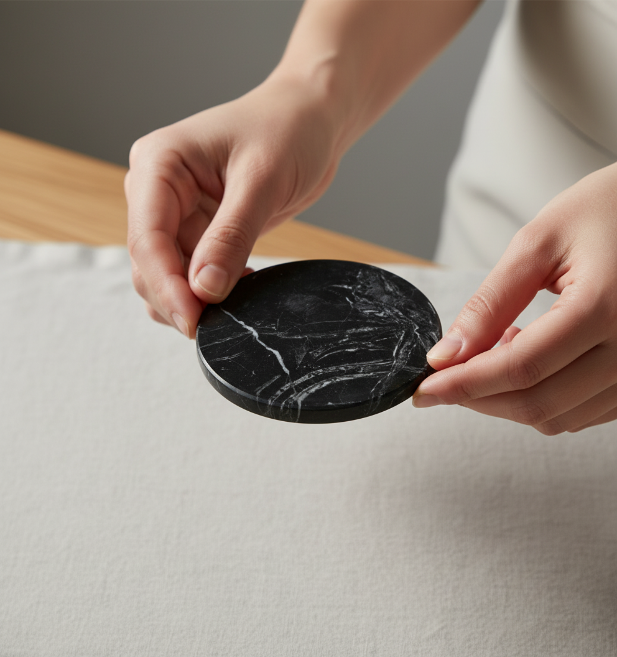 Marble Coasters Set - 4 Ps