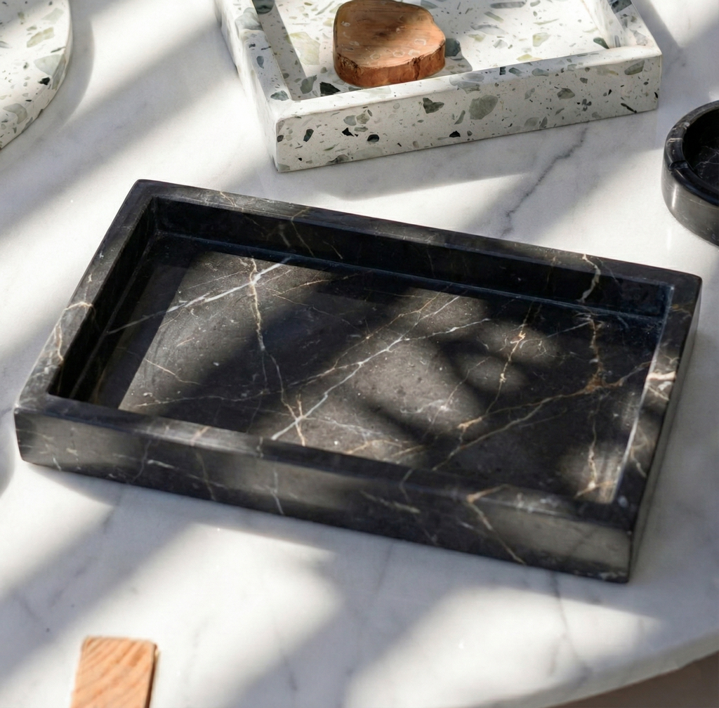 Square Marble Tray