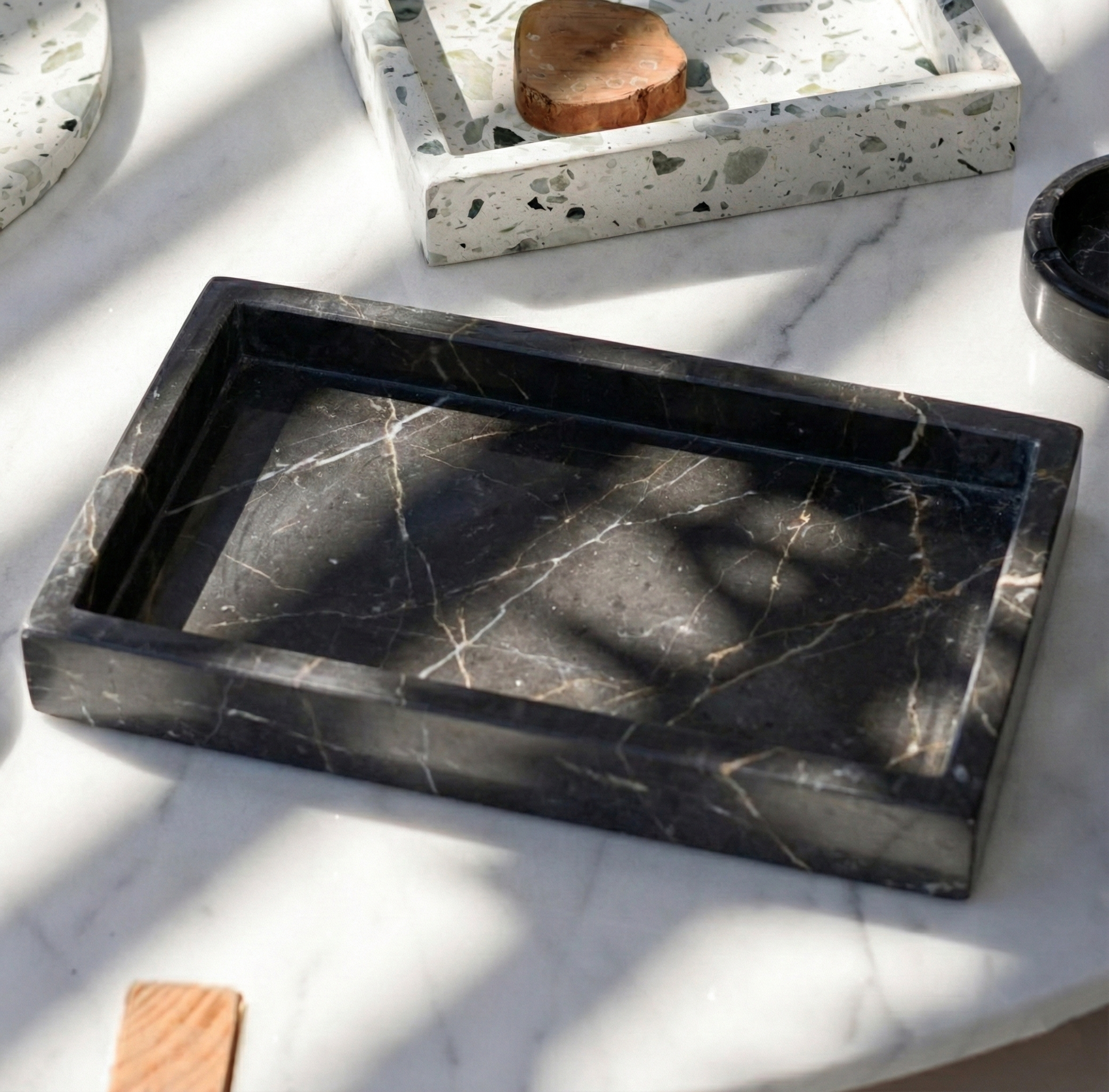 Square Marble Tray