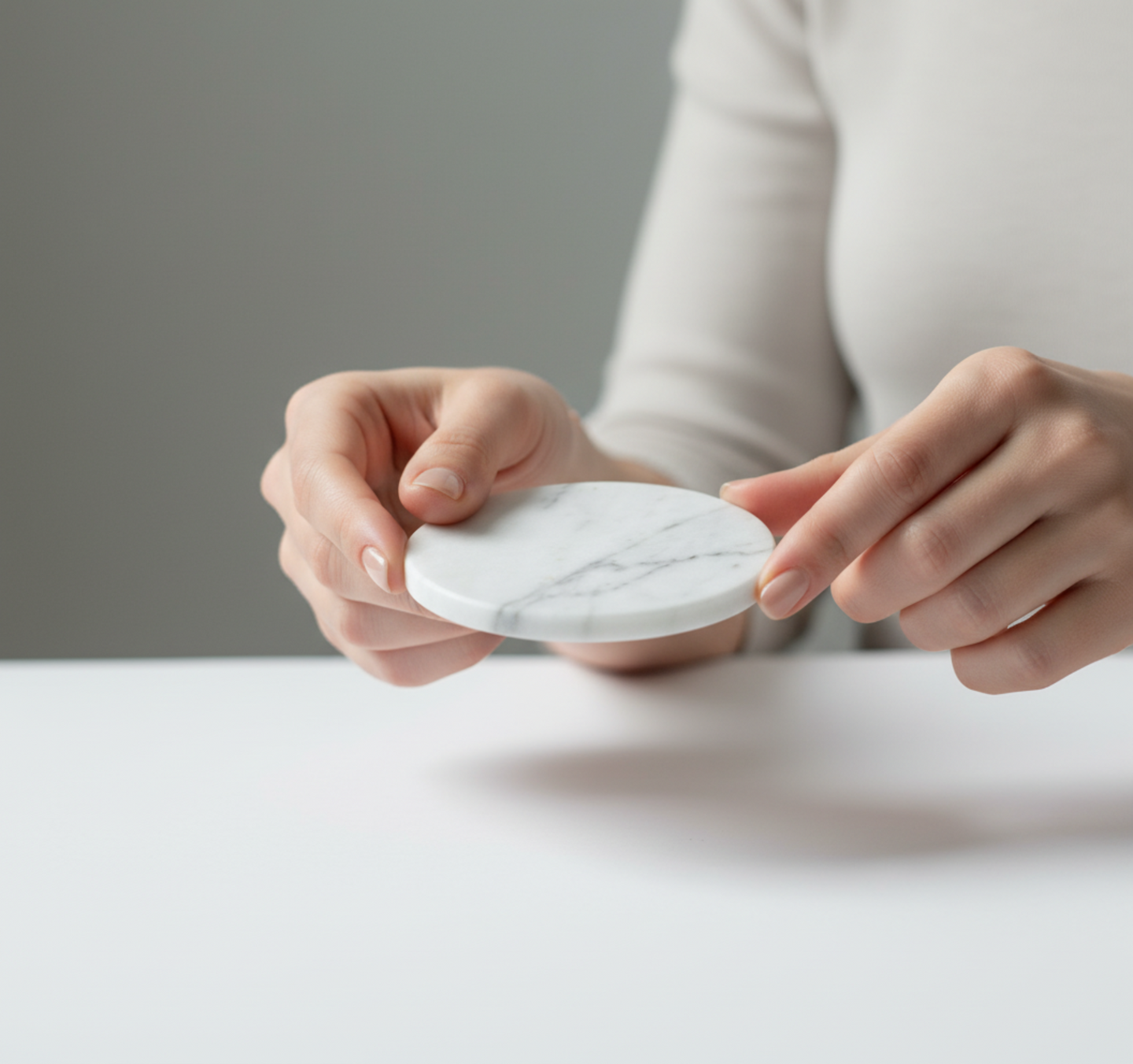 Marble Coasters Set - 4 Ps
