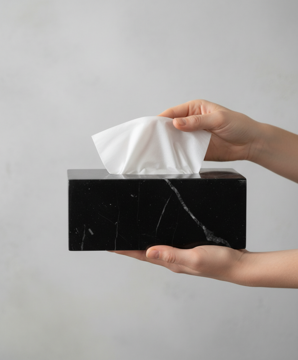 Marble Rectangular Tissue Box