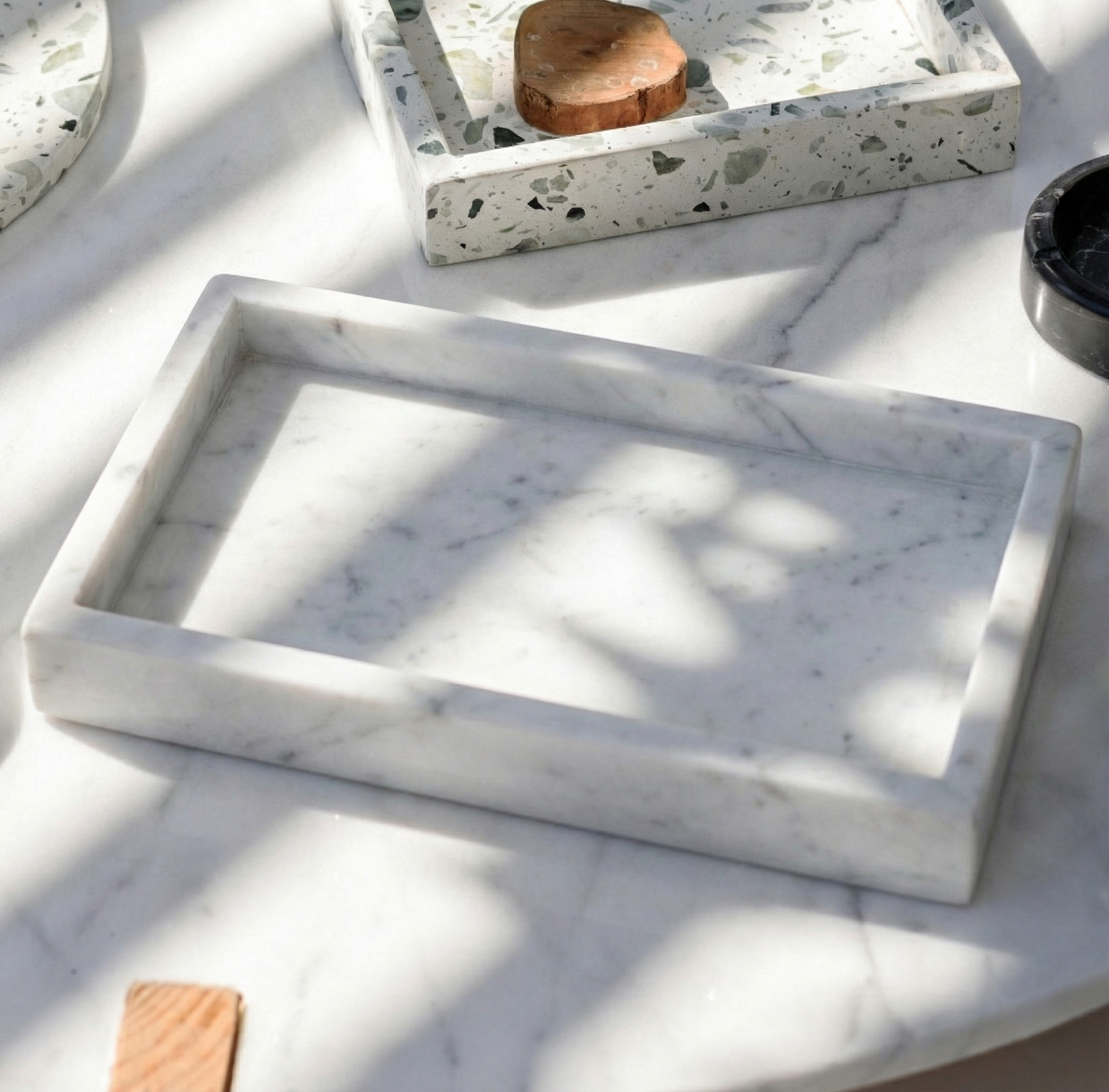 Square Marble Tray