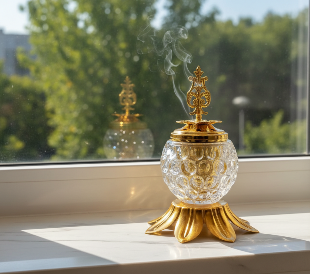 Crystal Incense Burner