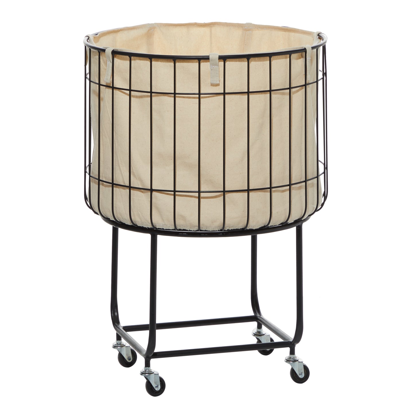 Basket Storage Cart with Wheels