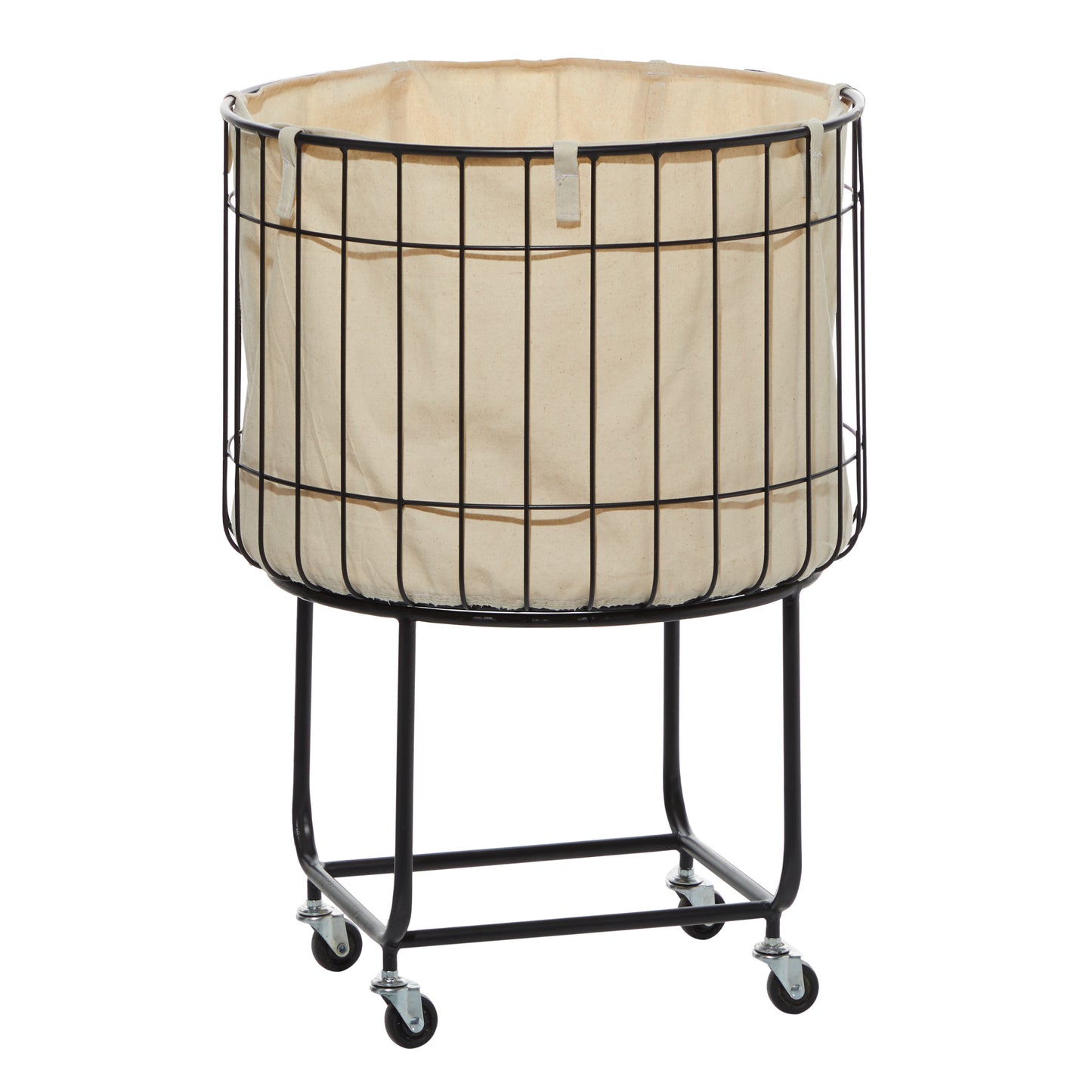 Basket Storage Cart with Wheels