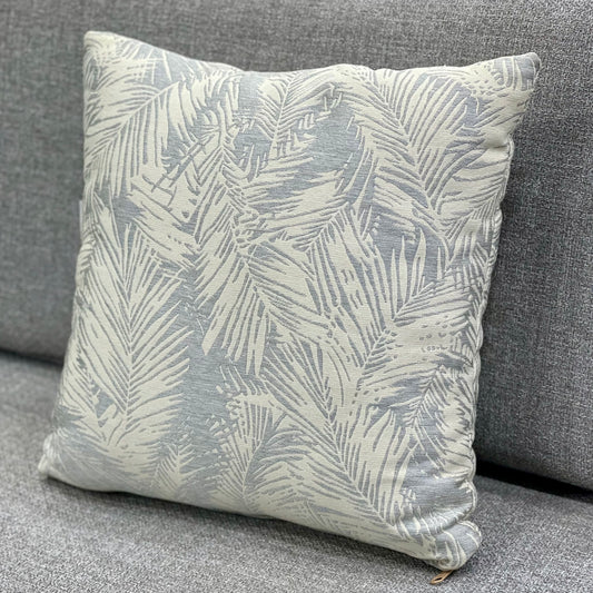 Grey Leaf Cushion