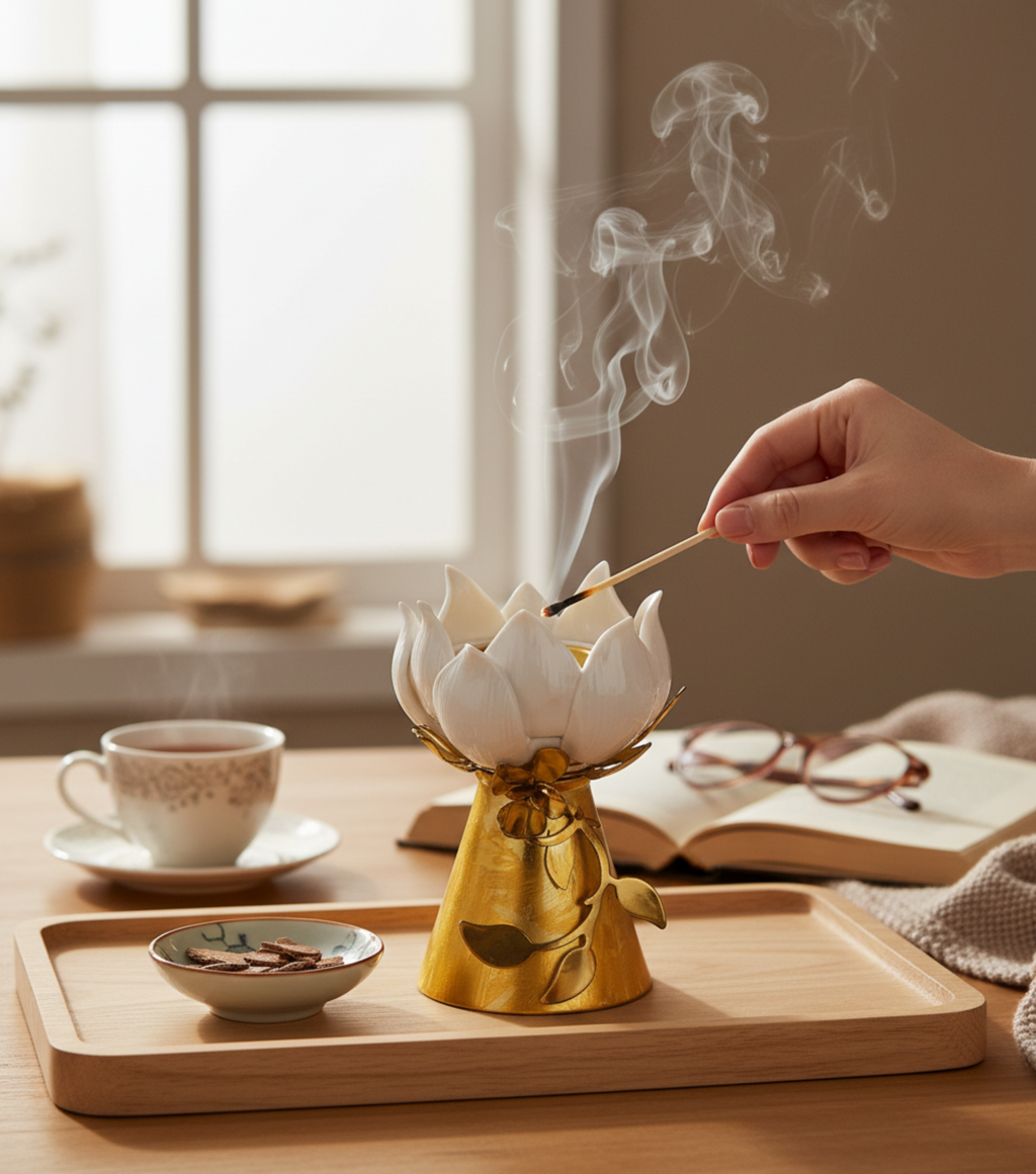 Flower Incense Holder