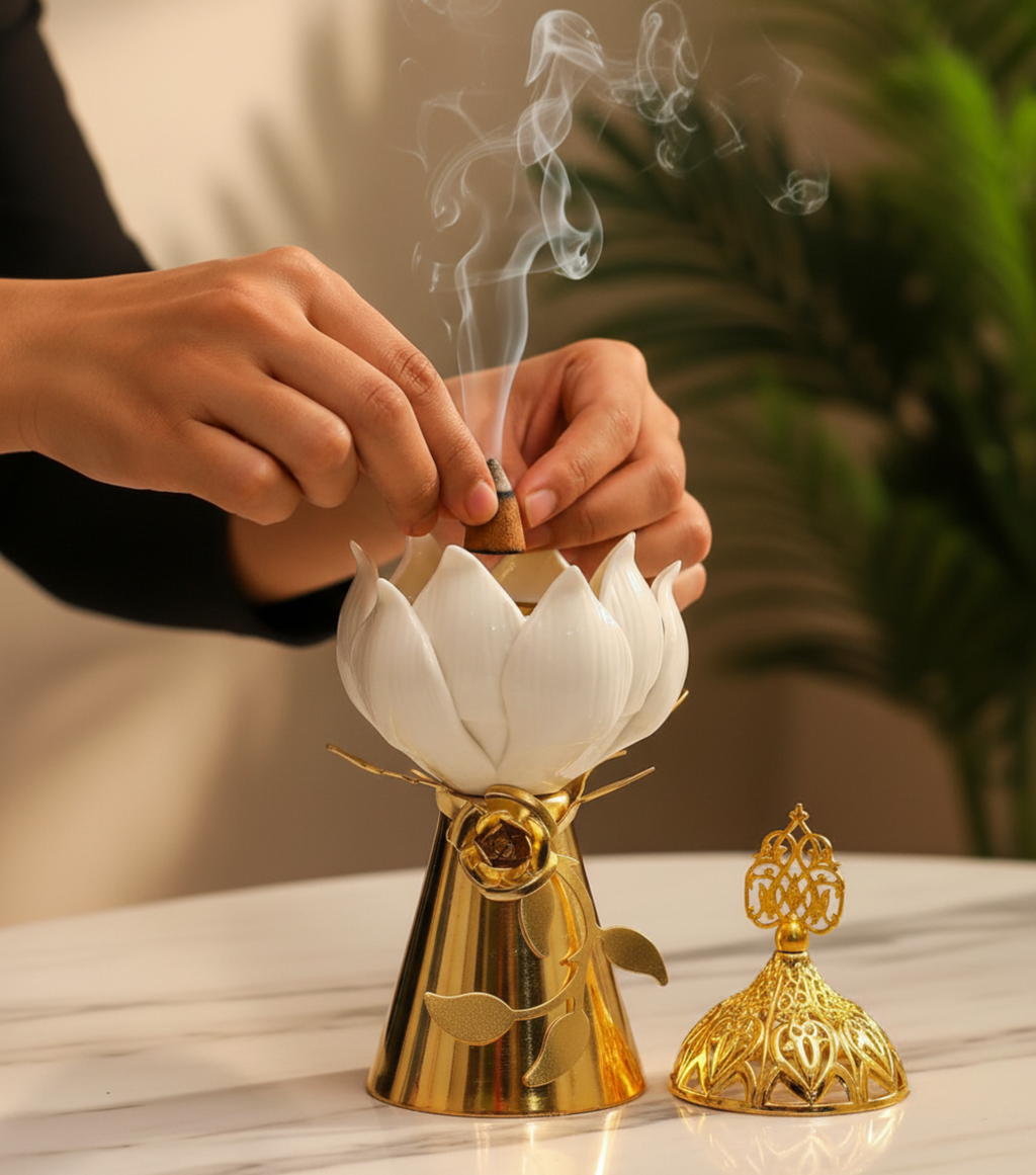 Flower Incense Holder