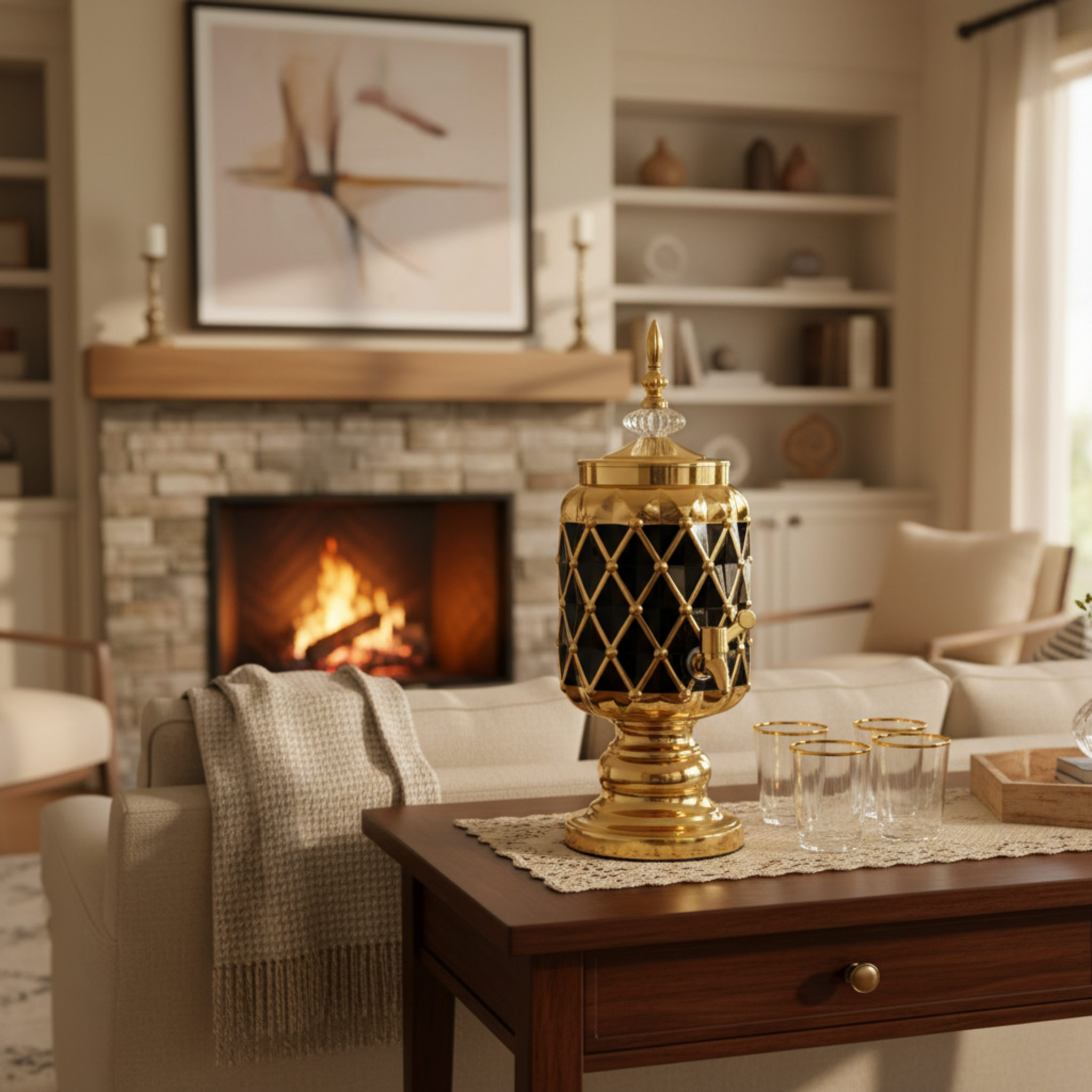 Glass Beverage Dispenser