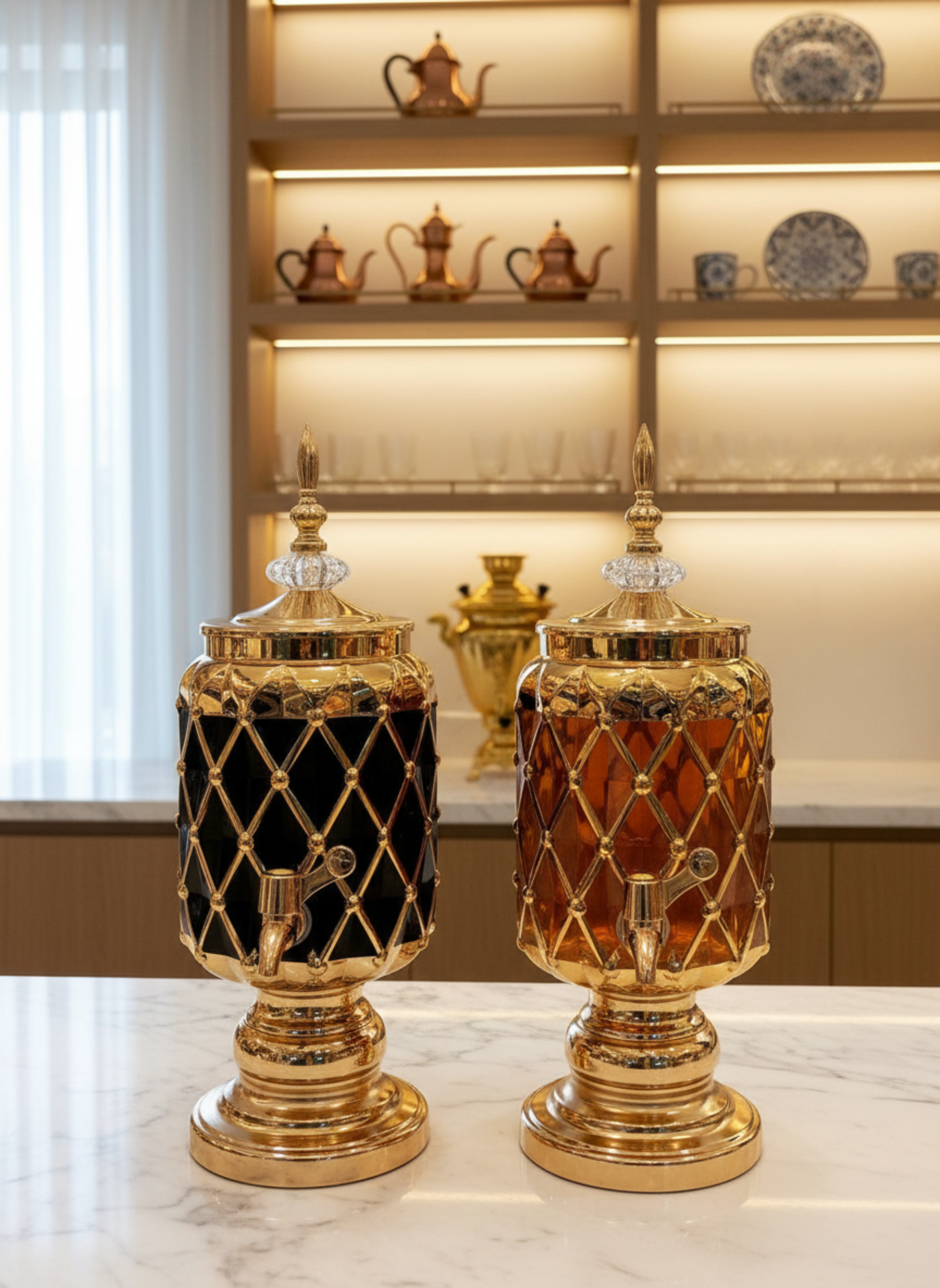 Glass Beverage Dispenser