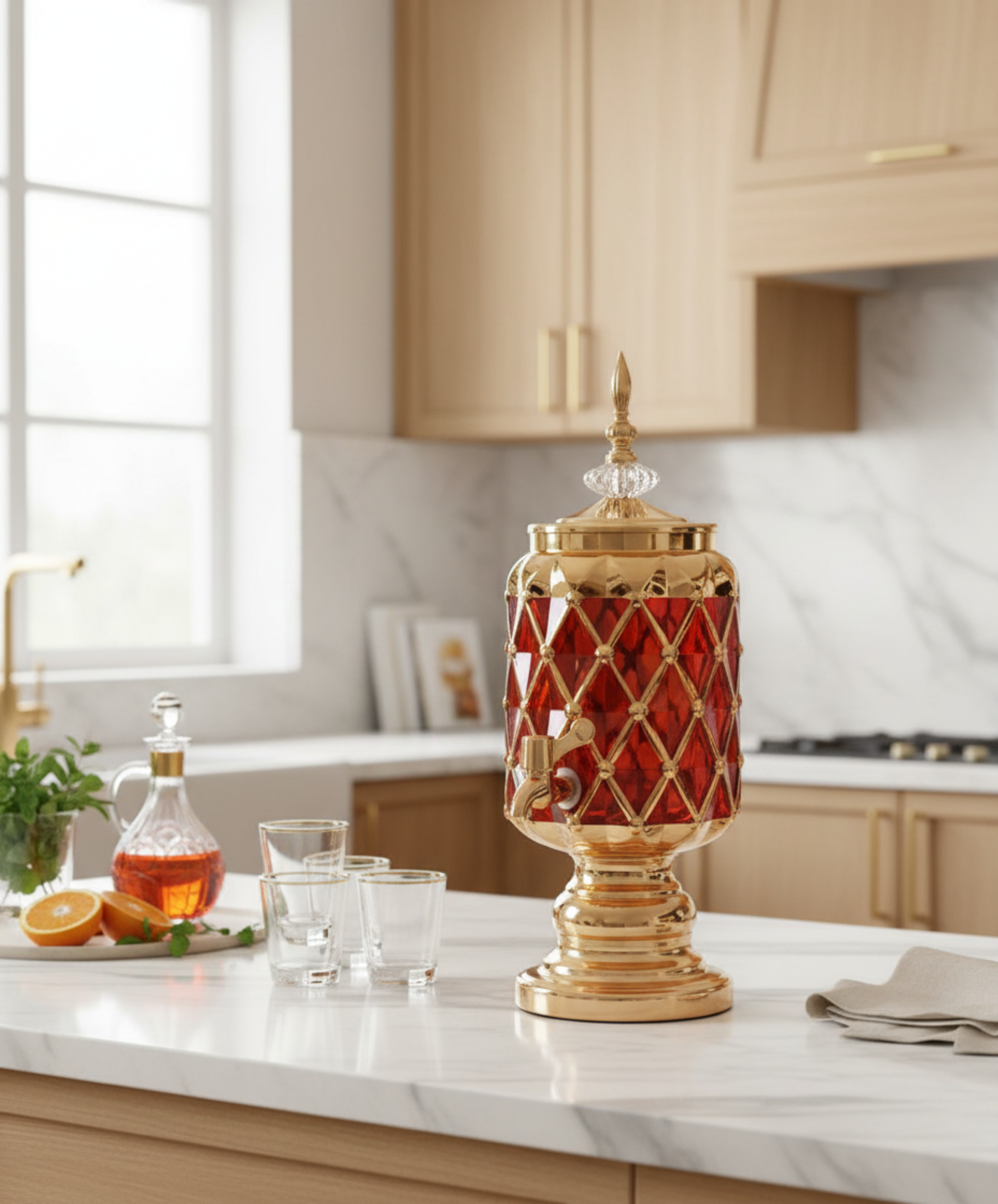 Glass Beverage Dispenser