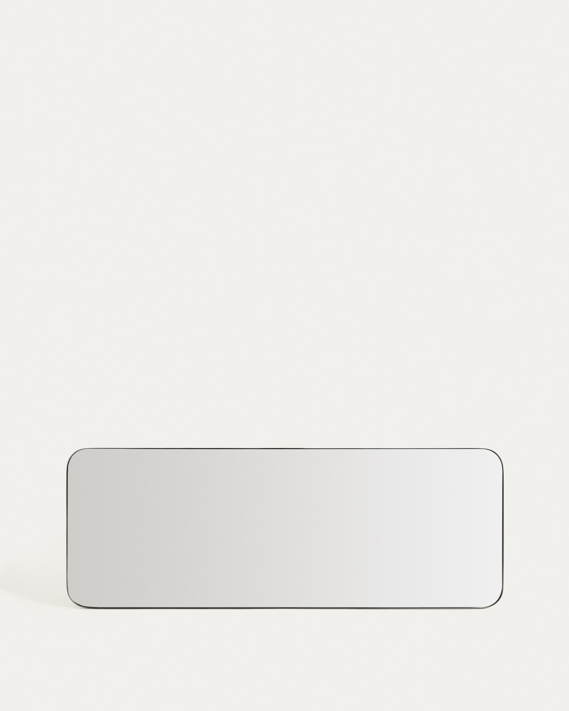 Metal Rounded Edge Wall Mirror