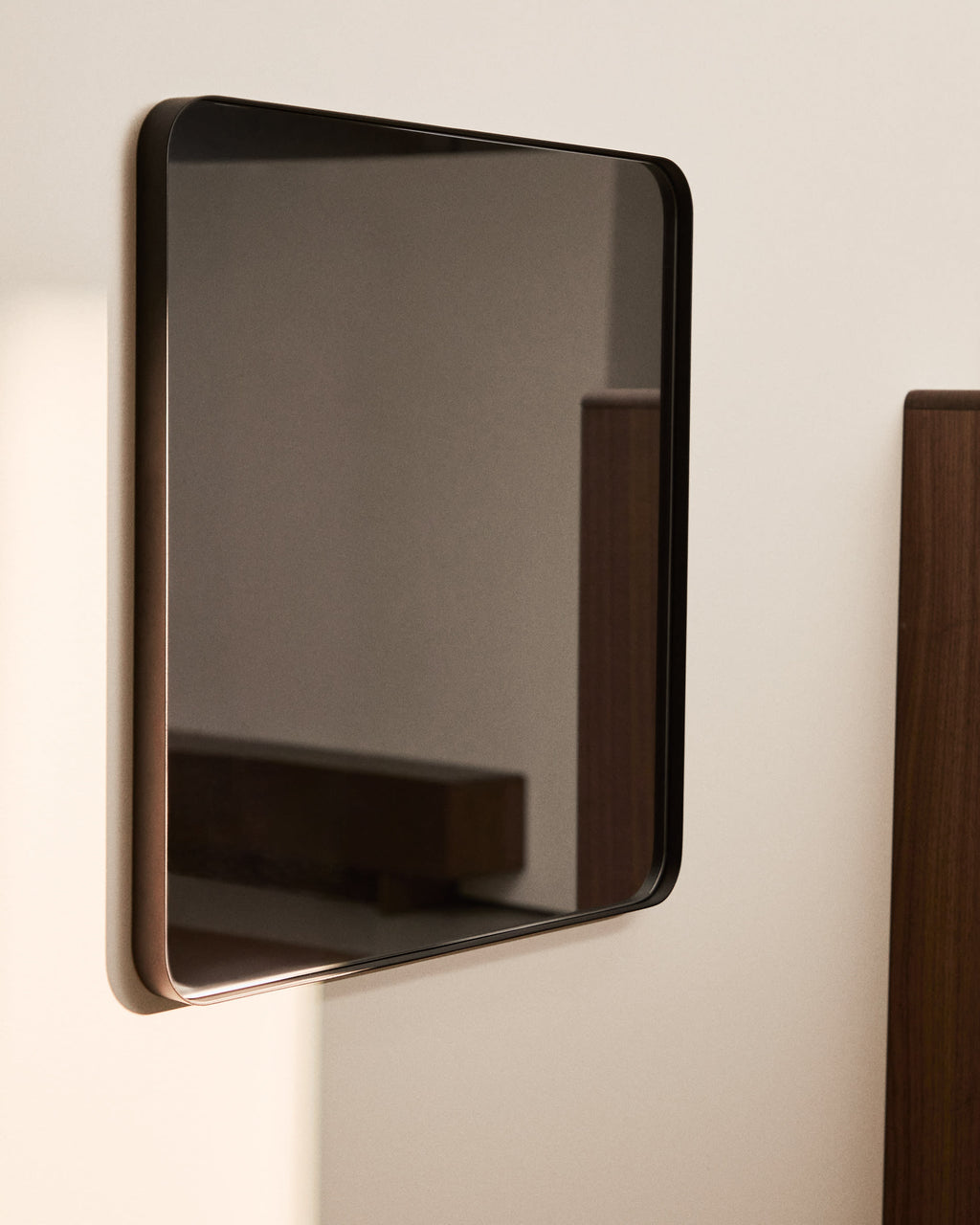 Metal Squared Wall Mirror