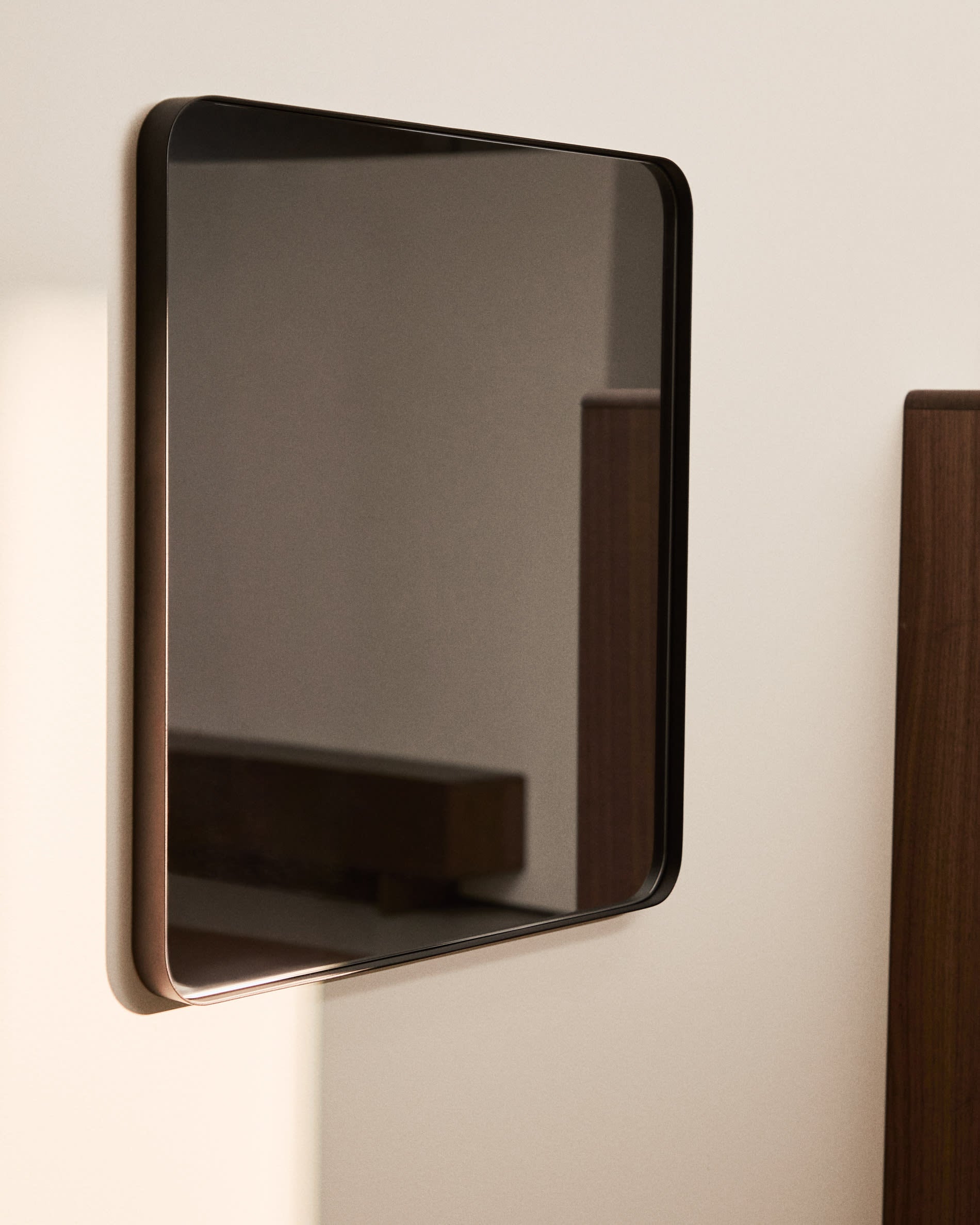 Metal Squared Wall Mirror