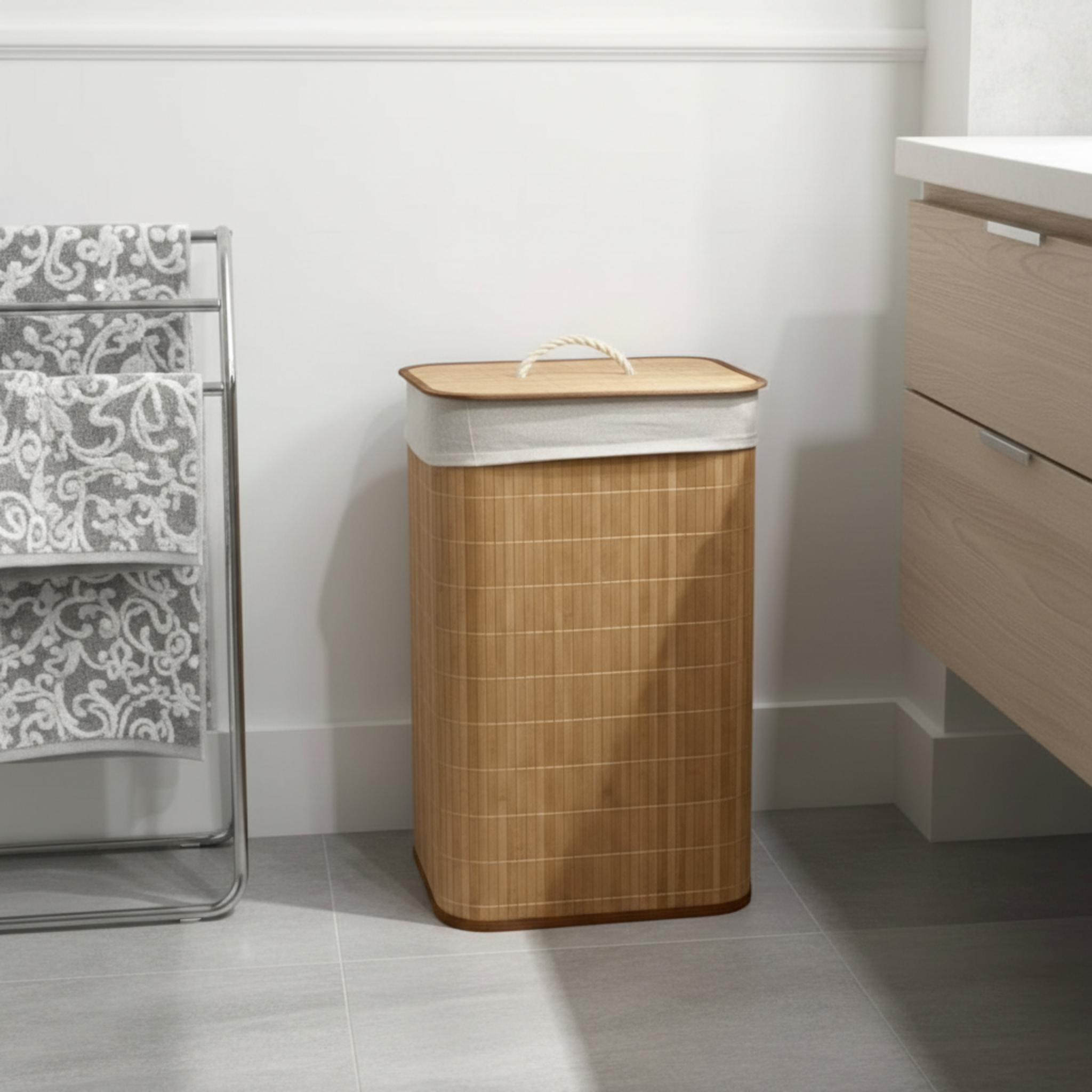 Bamboo Laundry Basket