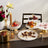 Marble Brass 2-Tier Cake Stand