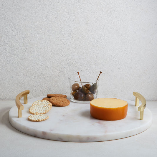 Marble Rounded Tray