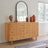 Metal Frame Arched Wall Mirror