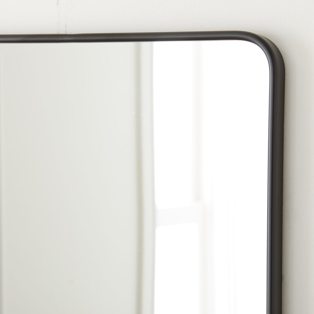 Metal Rounded Edge Wall Mirror